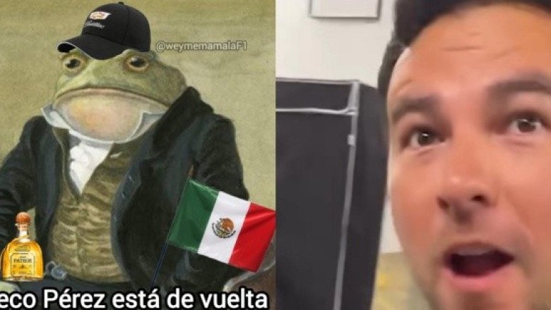Checo Pérez regresa a la F1 y con él llegan los memes