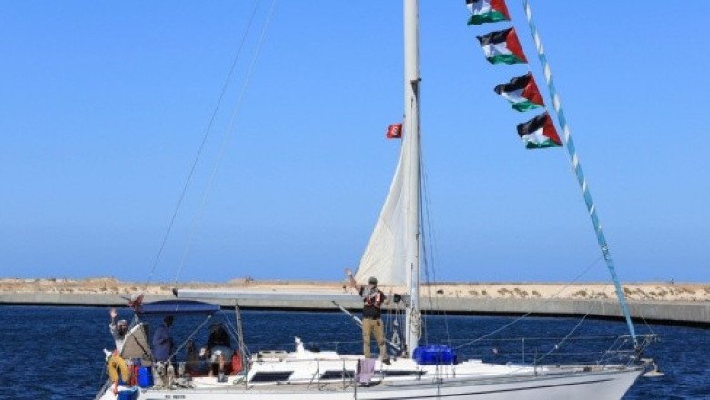 Flotilla activista rumbo a Gaza vuelve a ser atacada con drones