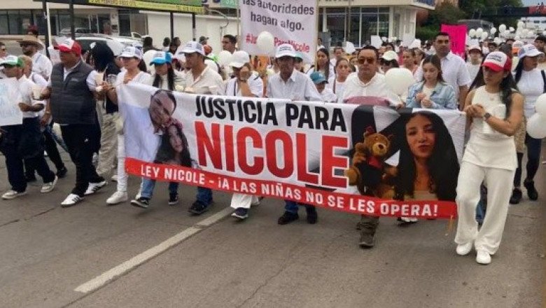 Exigen justicia para la adolescente Nicole que murió tras cirugía estética