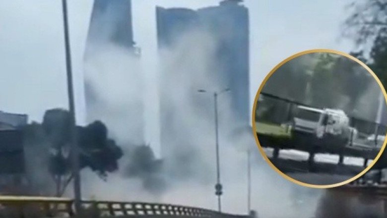 Fuga en pipa de gas desata el pánico luego de la tragedia en el puente de La Concordia