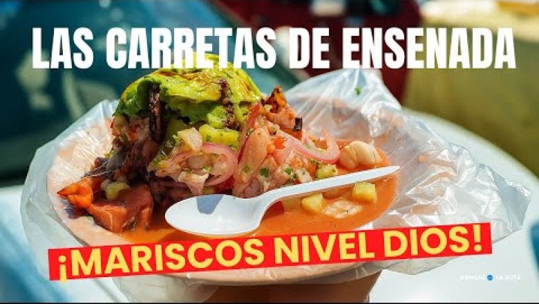 Las Carretas de Mariscos en Ensenada