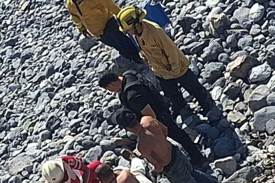 Cae sujeto a 6 metros de artura en el mirador de El Mosquito