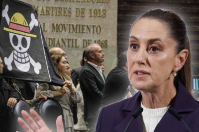 Sheinbaum reacciona al uso de bandera de "One Piece" en la Cámara de Diputados