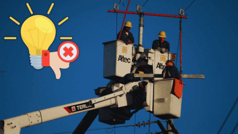 Estas son las zonas afectadas con cortes de luz por el frente frío 13