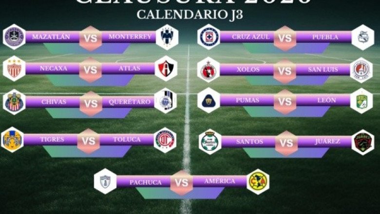 Liga MX: Dónde ver EN VIVO los partidos de la Jornada 3 del Clausura 2026