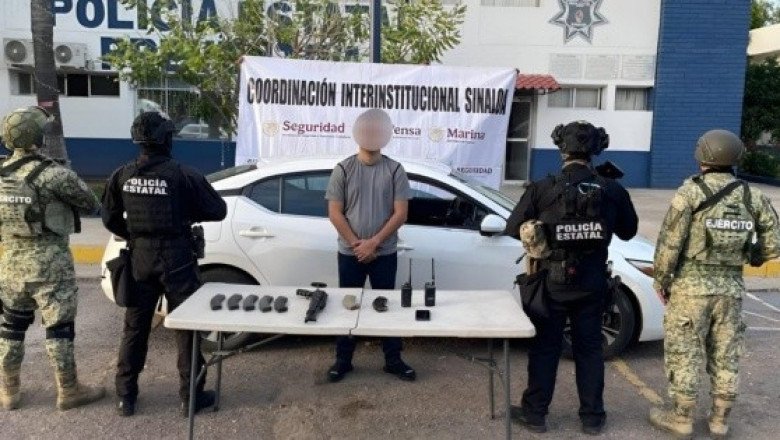 Detienen a hombre tras operativos en Culiacán