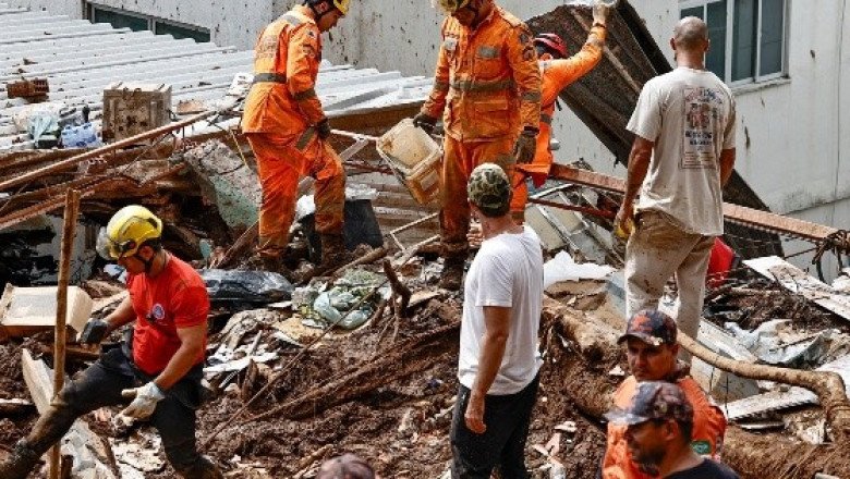 Suman 53 muertos por lluvias en Brasil