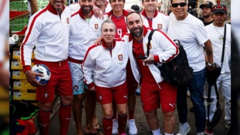 Leyendas de Portugal visitaron Tepito