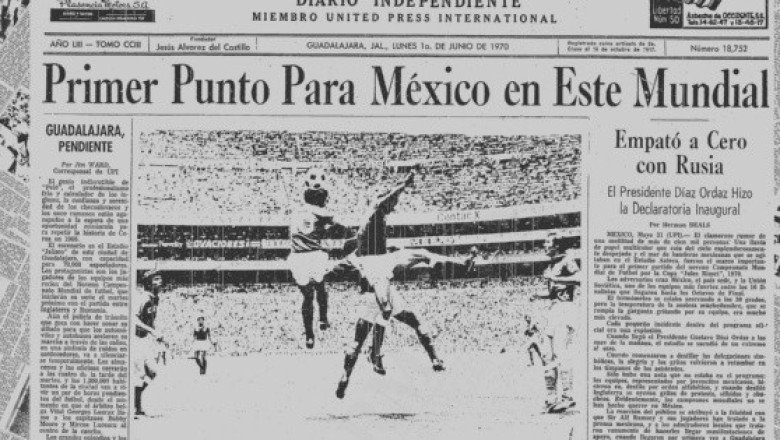 A casi 56 años del primer partido de México como anfitrión del Mundial