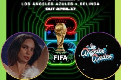Belinda y los Ángeles Azules, en el álbum del Mundial de la FIFA