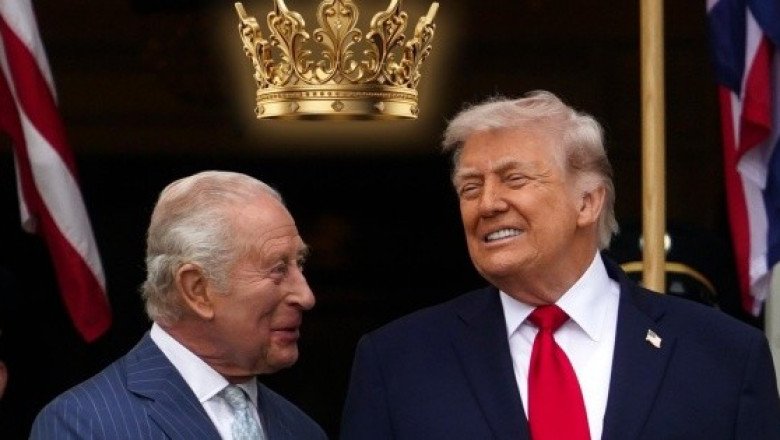Trump reacciona a artículo que revela su parentesco con el rey Carlos III