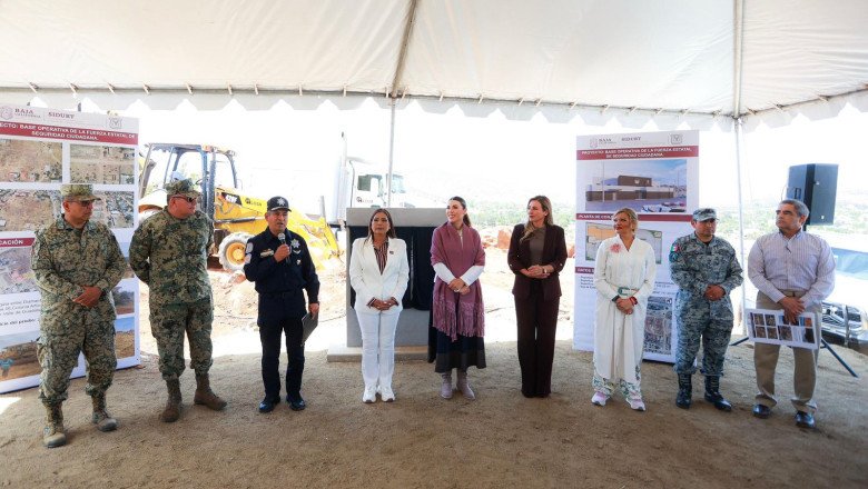 Colooca Gobierno de BC primera piedra de nueva base de la FESC en valle de Guadalupe