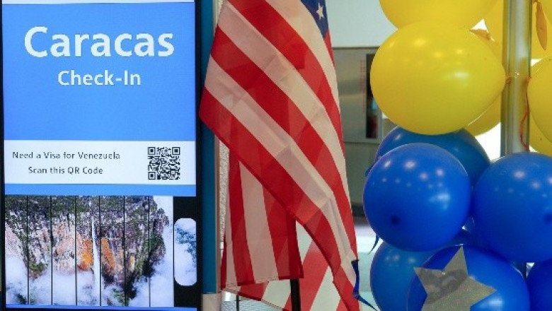 EU y Venezuela celebran su primer vuelo comercial tras siete años