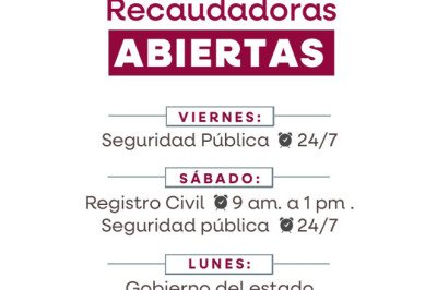 Registro Civil y Recaudación de Rentas brindarán servicio en horario especial durante días feriados