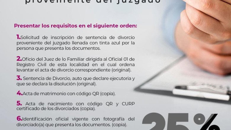 Otorga gobierno de Ensenada 25% de descuento en el registro de sentencia de divorcio