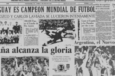 Estos son los campeones desde el primer Mundial en 1930
