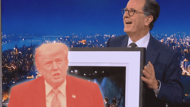 Trump niega culpa por fin del programa de Stephen Colbert en CBS