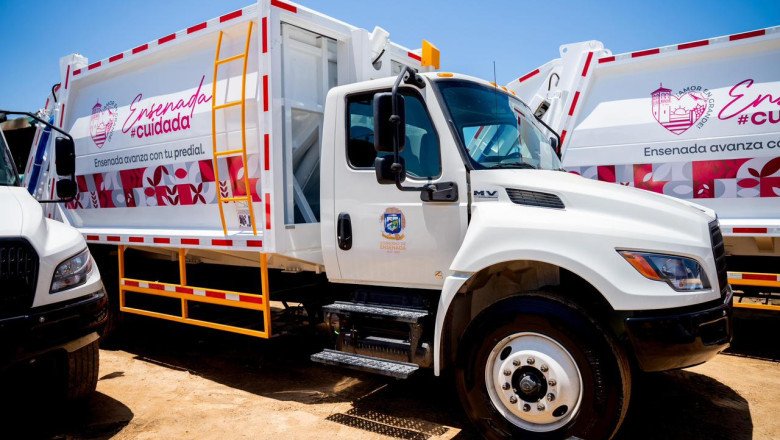Tiene Ensenada 5 camiones compactadores de basura