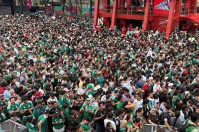 Fan Fest de Guadalajara, lleno, horas antes del debut de México en el Mundial
