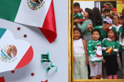 El niño con camisa navideña que cautivó a la afición; la red lo busca (VIDEO)