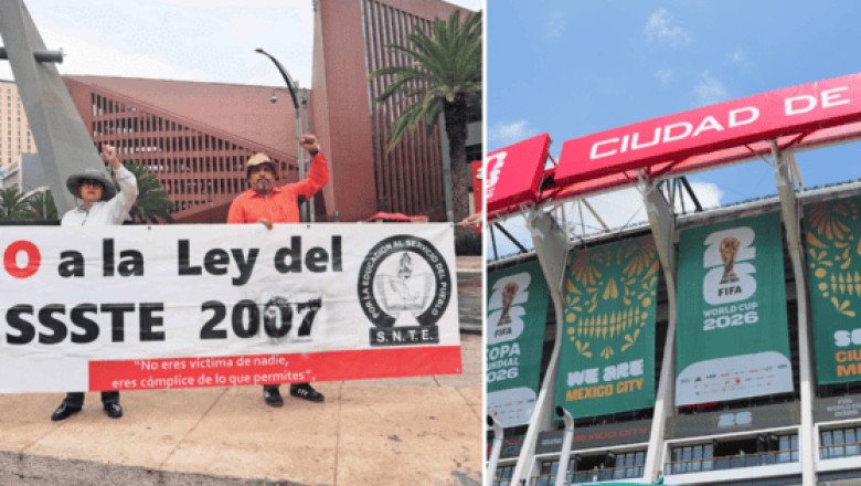 CNTE amaga con llevar su protesta al Estadio Ciudad de México