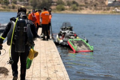 Concluye operativo de búsqueda acuática en la presa