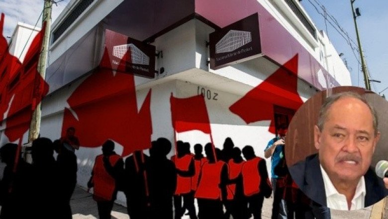 Sindicato de trabajadores del Nacional Monte de Piedad celebra avance en huelga