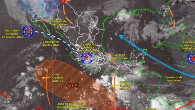 Entra la onda tropical número 18 en México; estos son los estados afectados