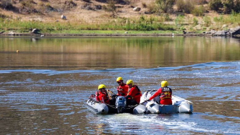 Refuerza Secretaría General de Gobierno operativo de búsqueda en la presa