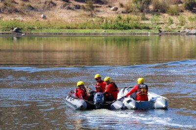 Refuerza Secretaría General de Gobierno operativo de búsqueda en la presa