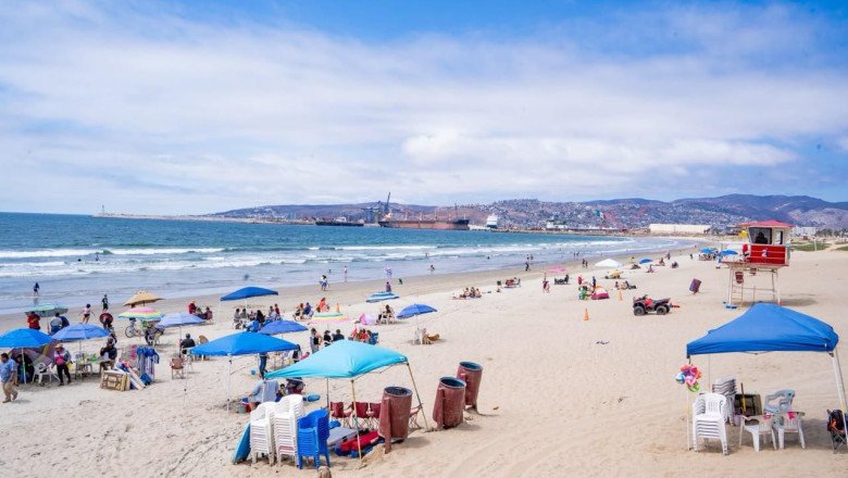Realizan bomberos de Ensenada 3 mil 793 acciones preventivas en playas del municipio