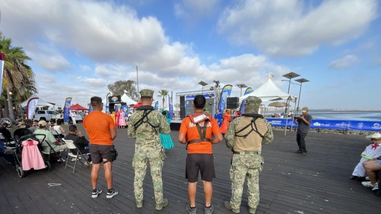 Marina brinda seguridad durante el Segundo Torneo de Pesca “Los Pinos” en San Quintín, Baja California