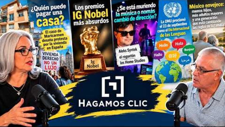 ¿Nadie puede comprar CASA? / La crisis de España, la música de HOY y México envejece | Hagamos Clic