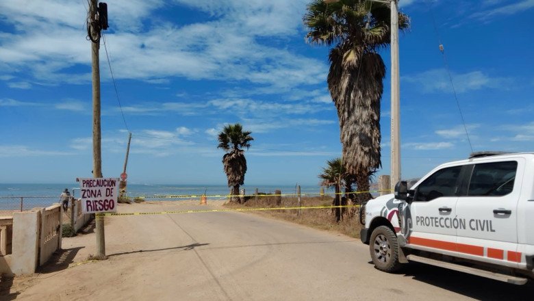Mantiene Gobierno de Ensenada supervisión por derrumbes en camino de Eréndira