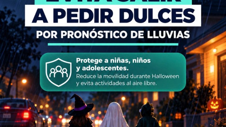 Recomienda la DSPM a evitar festejos de Halloween ante pronóstico de lluvias